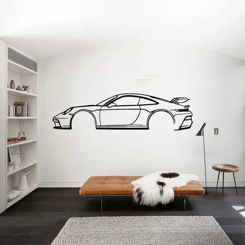 Car Silhouette Sports Cars Wall Sticker Vinyl